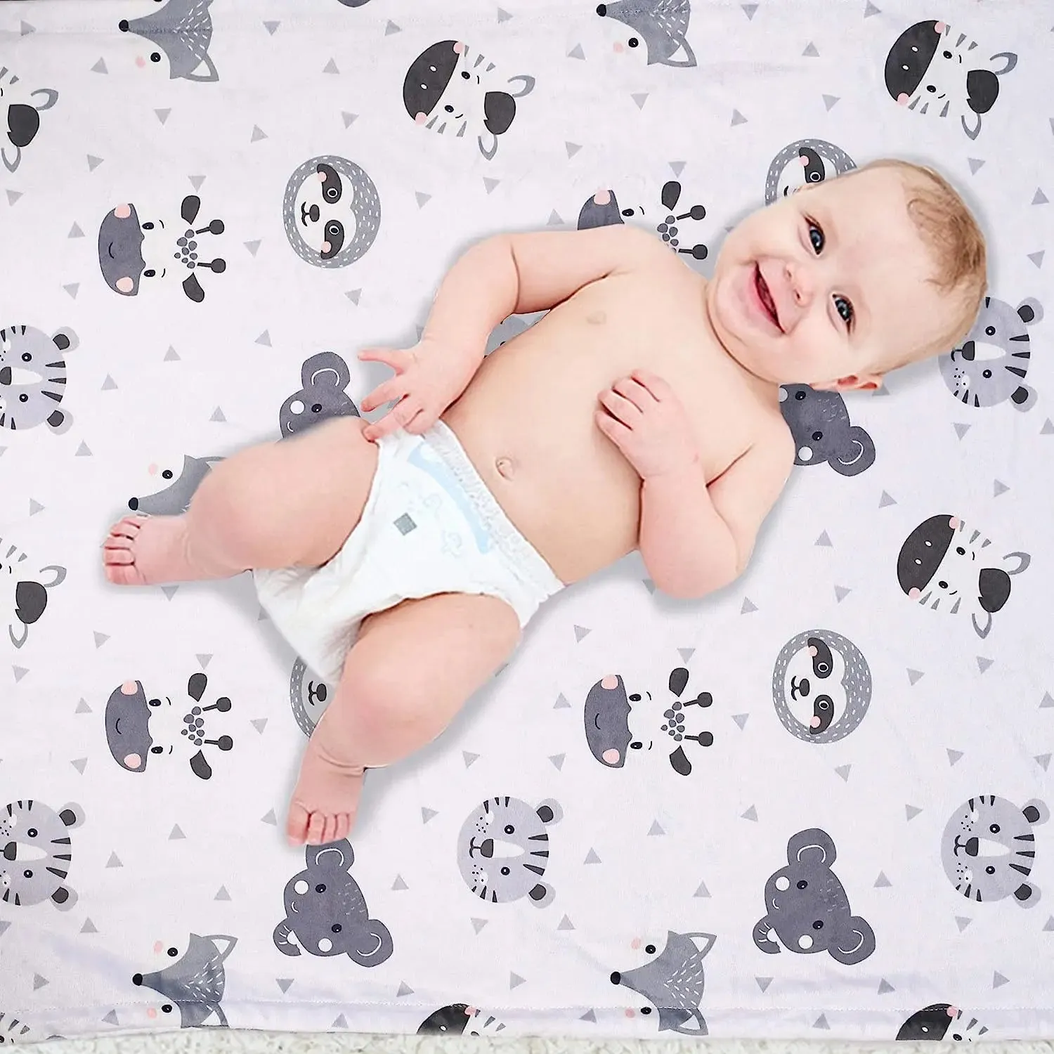 Cotton Baby Swaddle Receiving Blankets - 39.37x29.5inch