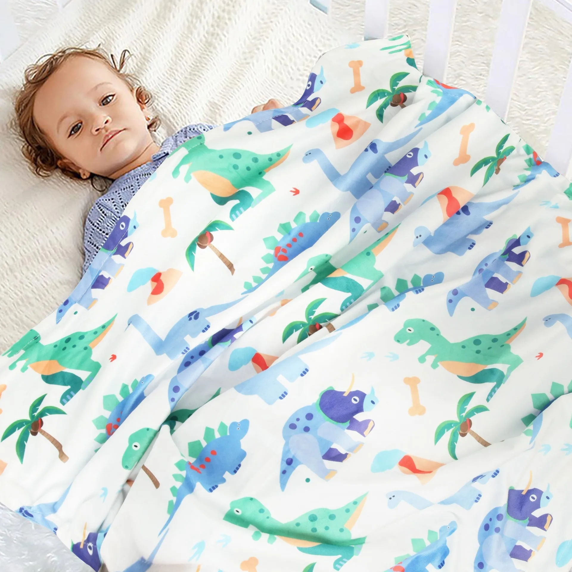 Cotton Baby Swaddle Receiving Blankets - 39.37x29.5inch