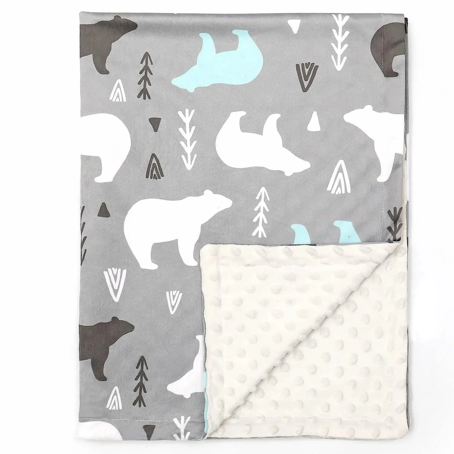 Cotton Baby Swaddle Receiving Blankets - 39.37x29.5inch