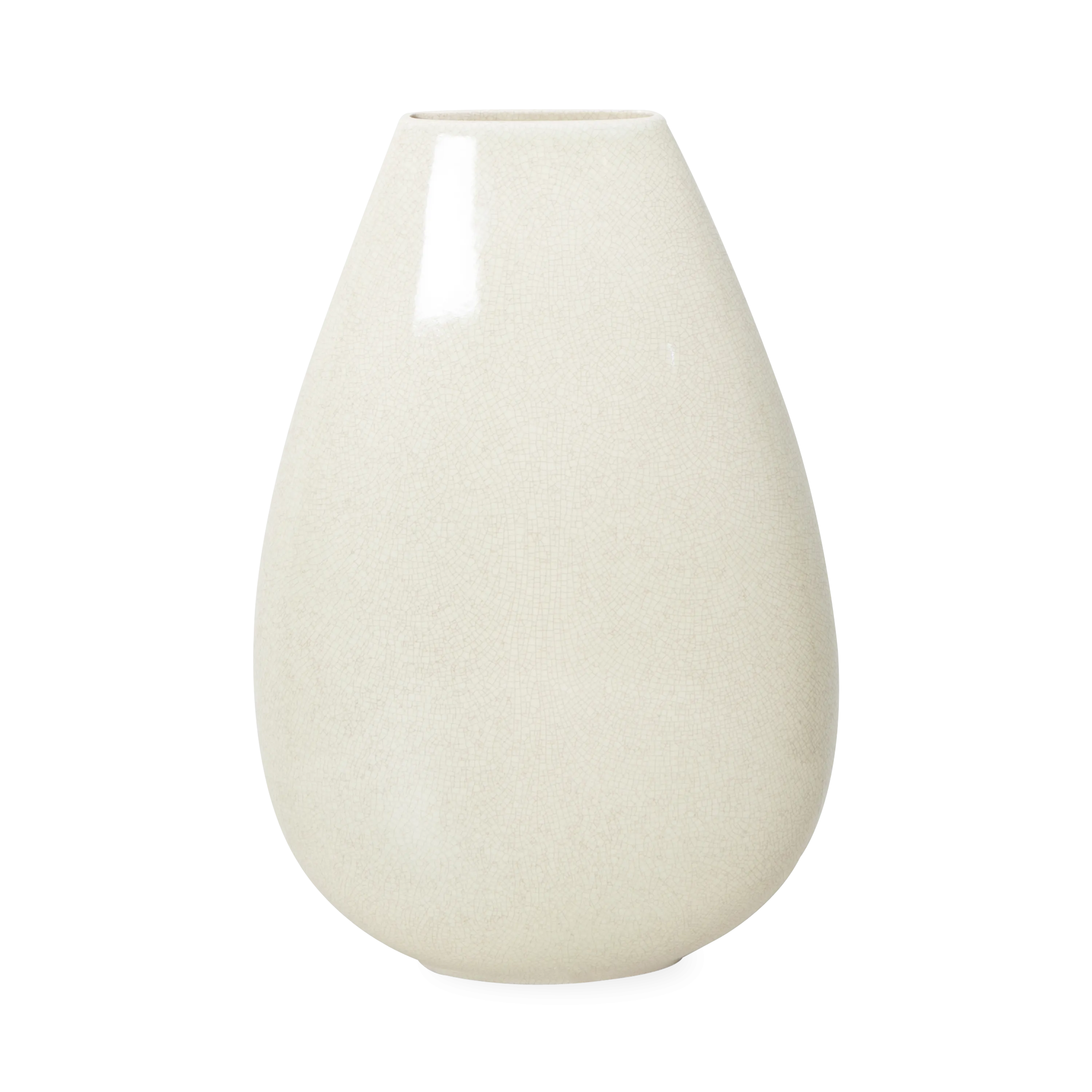 Crackle Teardrop Vase