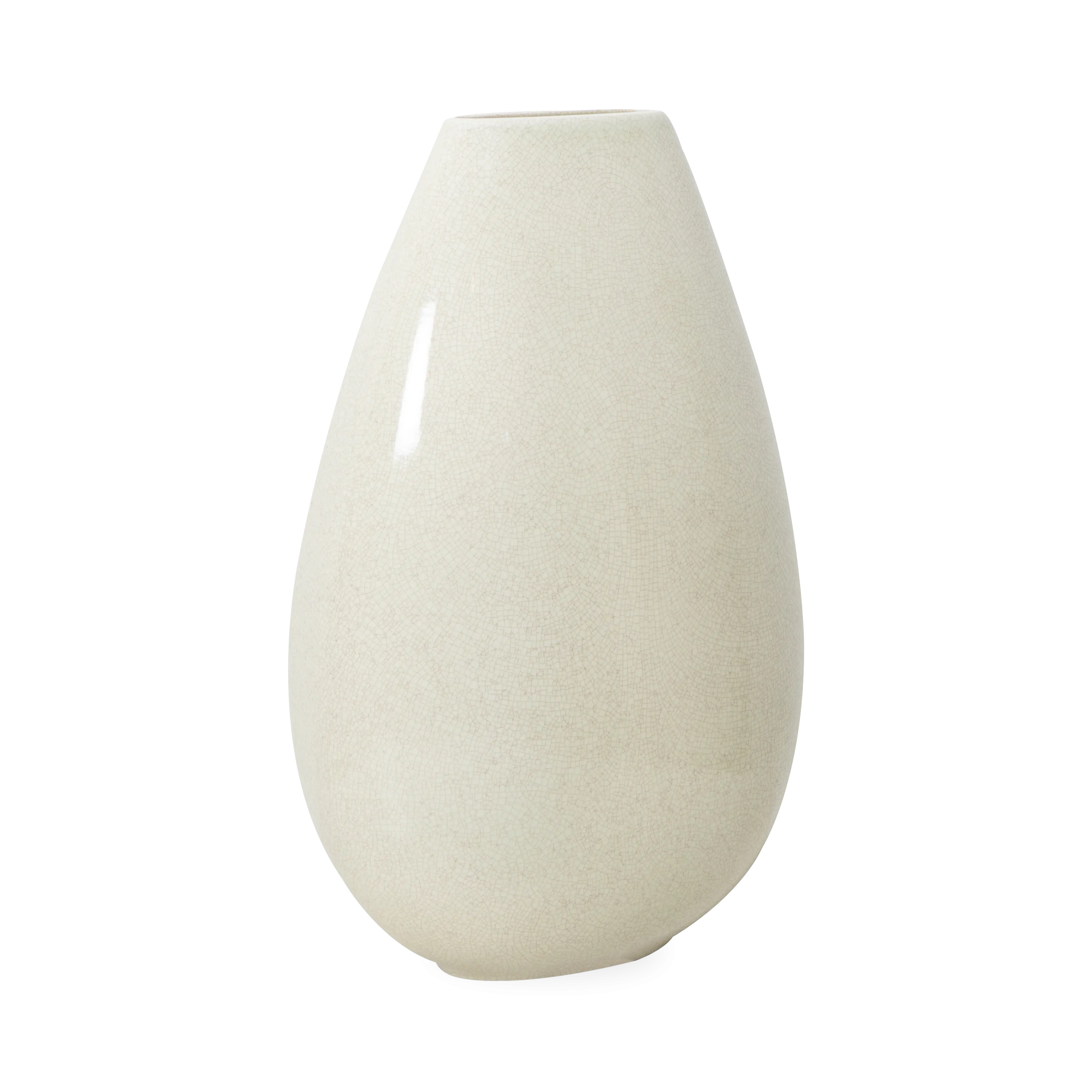 Crackle Teardrop Vase