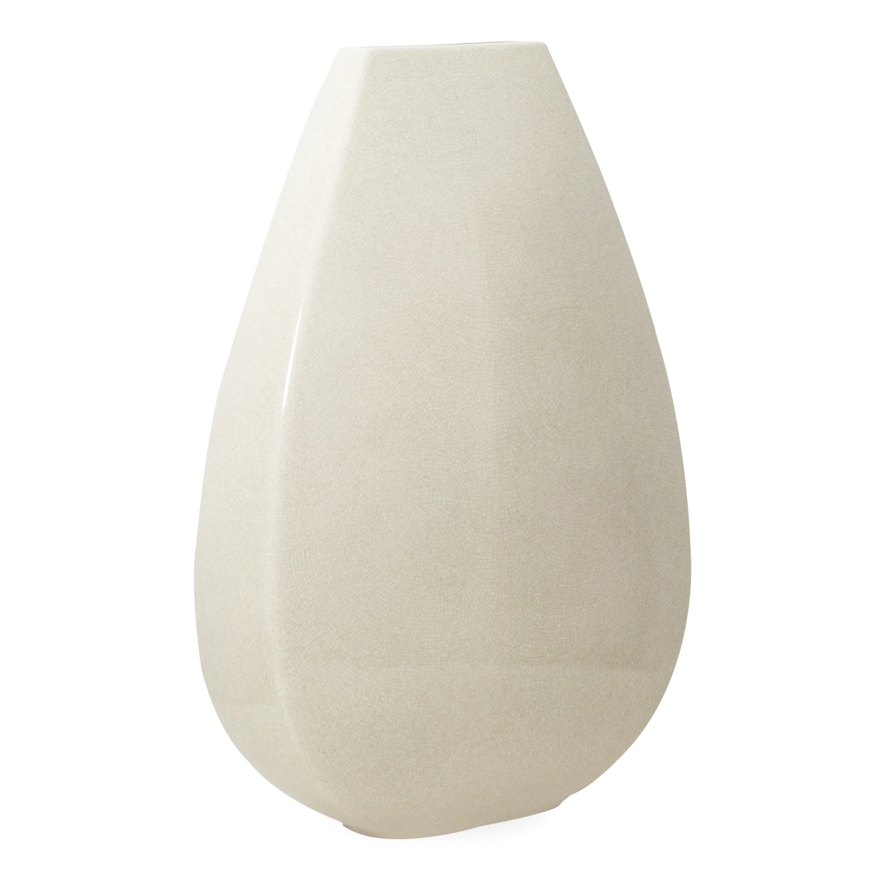 Crackle Teardrop Vase