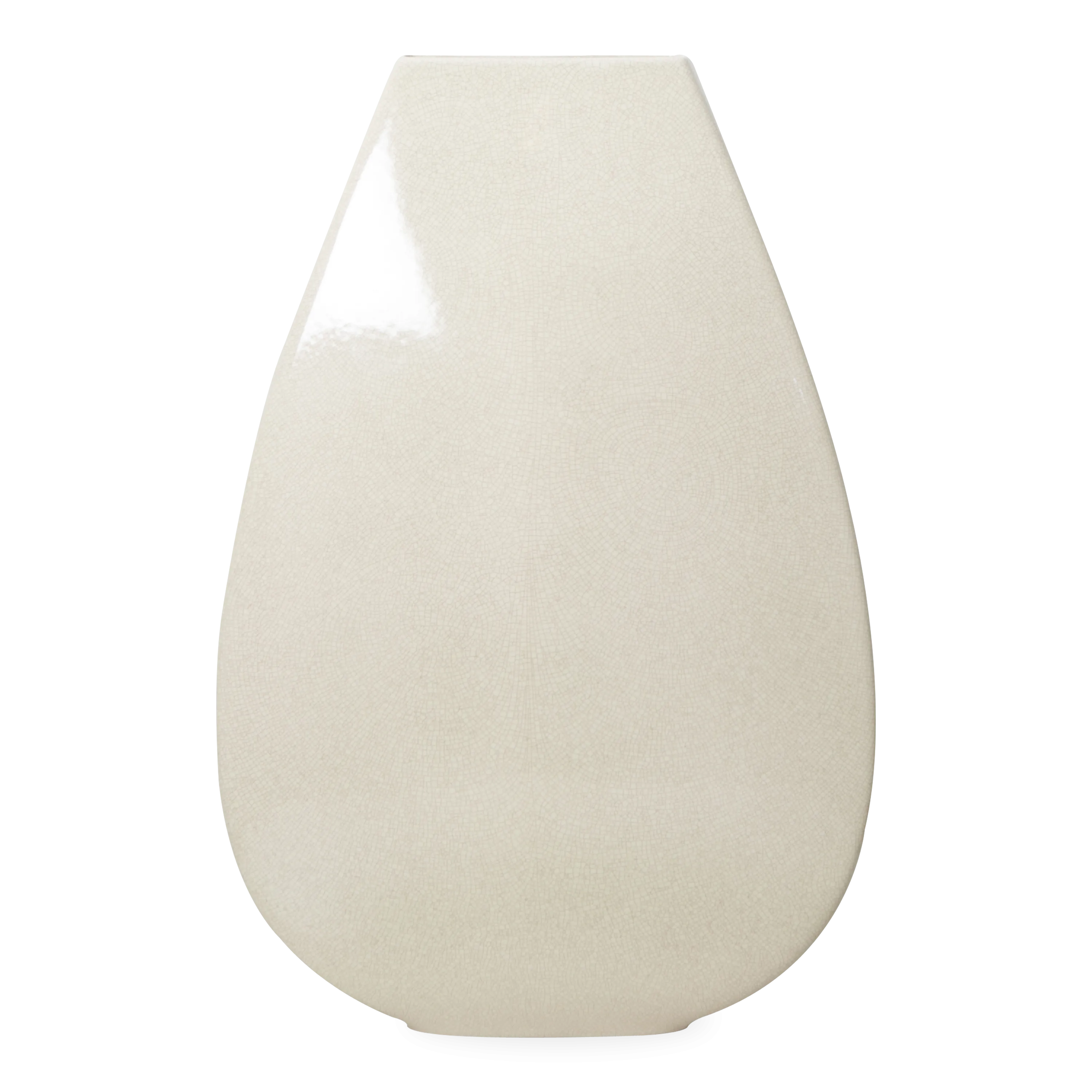 Crackle Teardrop Vase