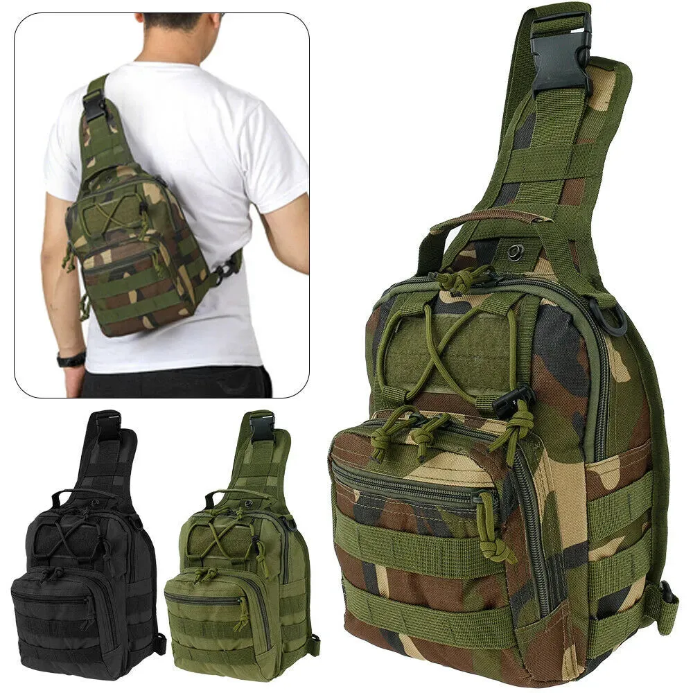 Crossbody Bag Military Waterproof Tactical Shoulder Small Chest Bag