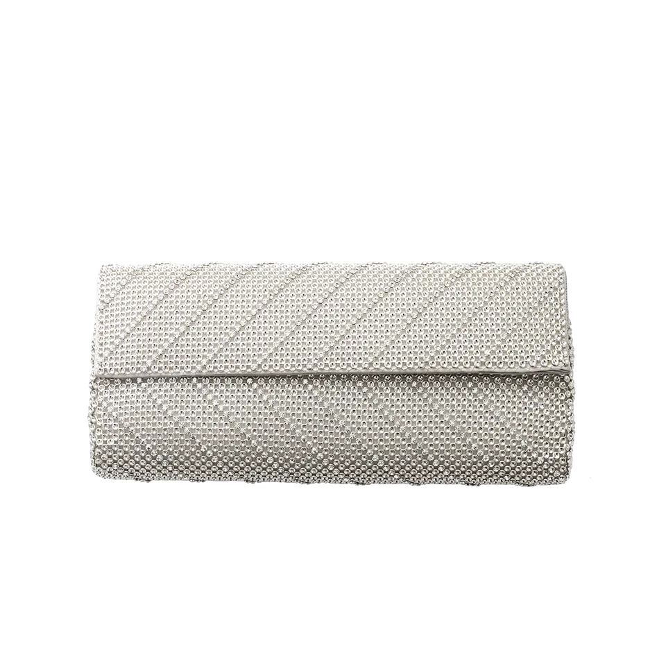 Crystal Chevron Clutch