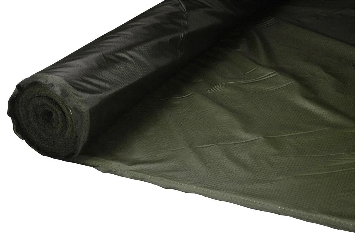 Dark Green, Camo Green 483 Shade, 70 Denier Nylon Ripstop Fabric 60" wide DWR 49 cents a yard