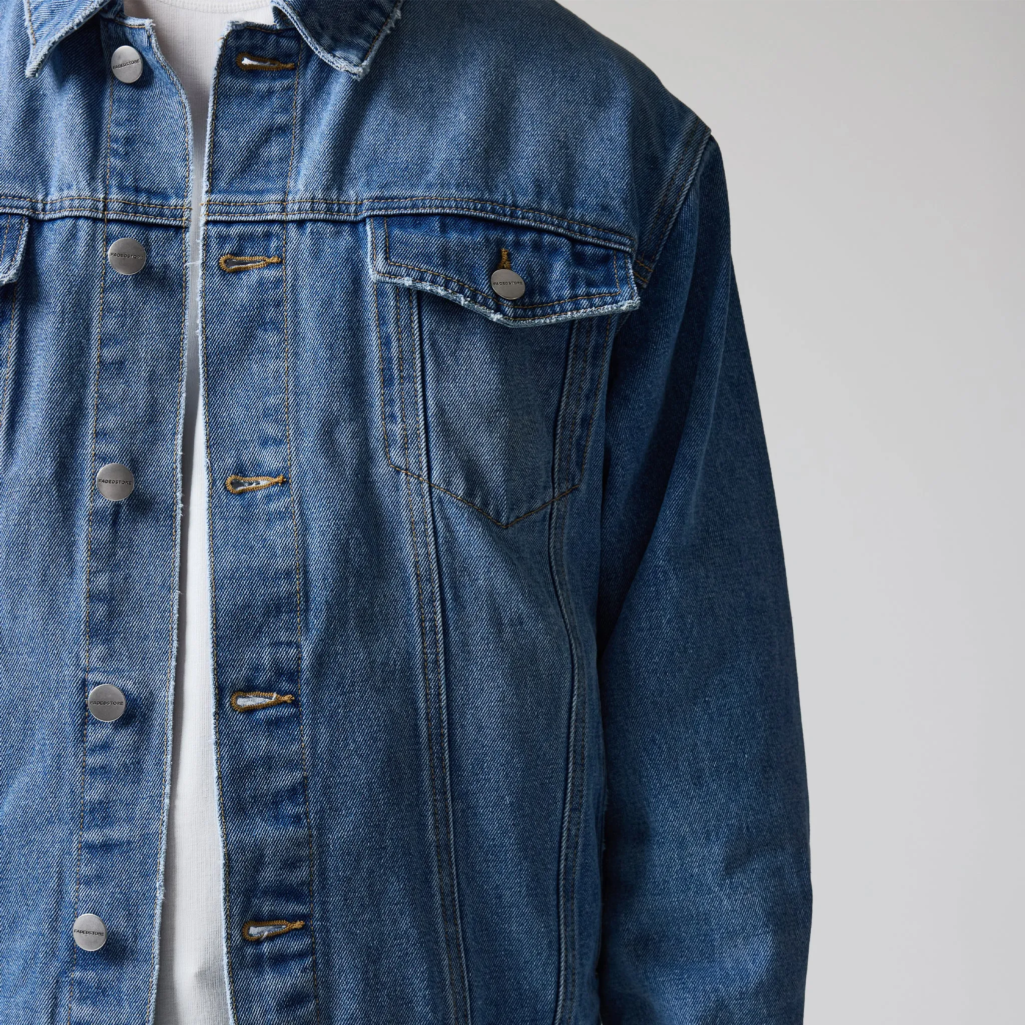 Denim Jacket | Washed Blue