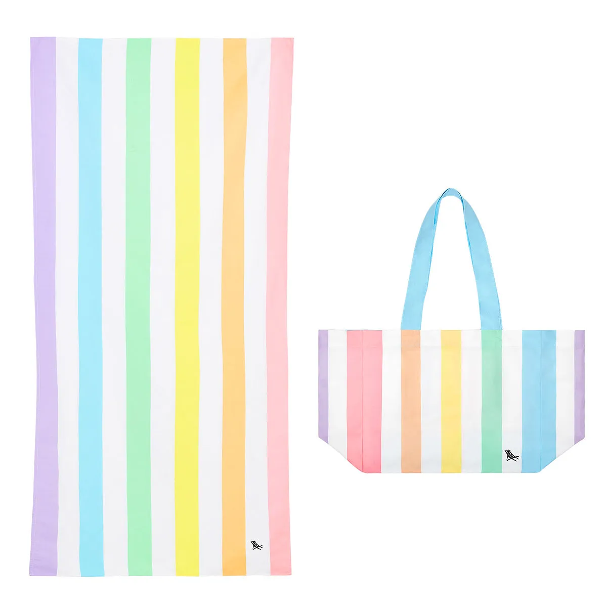 Dock & Bay Beach Towel   Bag - Bundle - Unicorn Waves