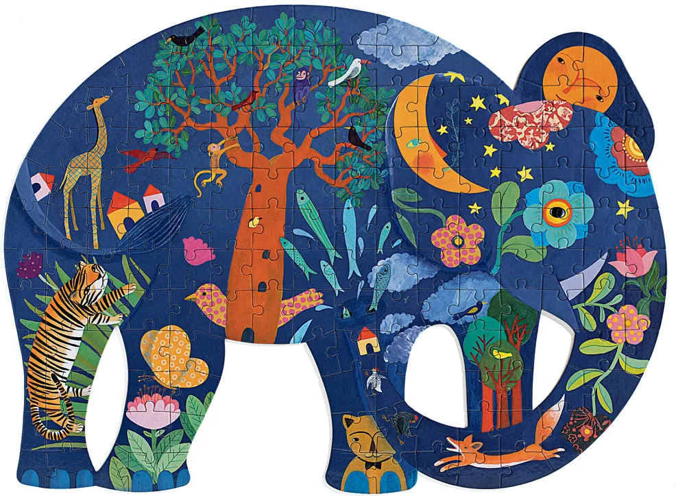 Elephant Puzzle Art 150 Piece Puzzle
