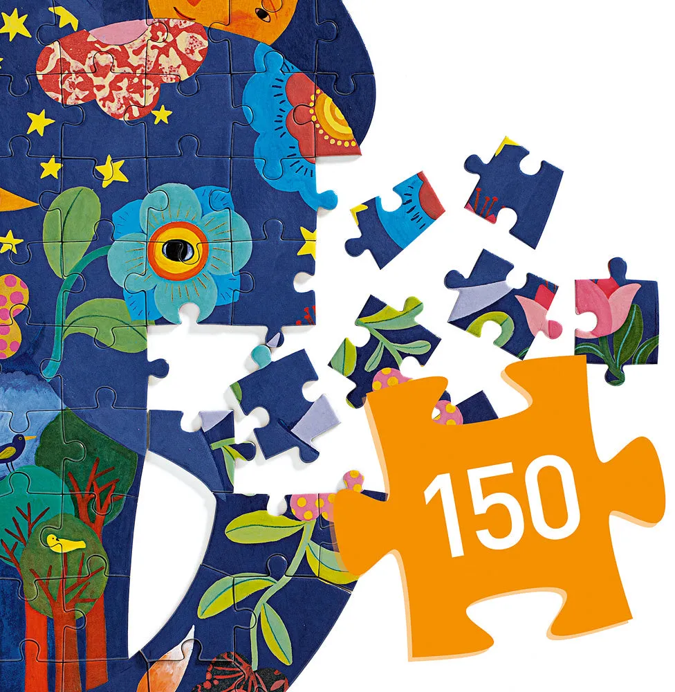 Elephant Puzzle Art 150 Piece Puzzle