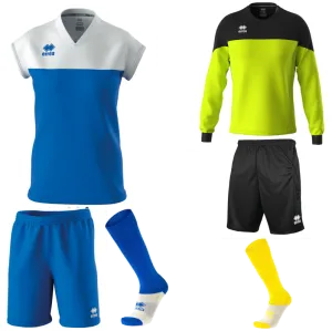 ERREA BESSY WOMENS KIT BUNDLE BLUE WHITE