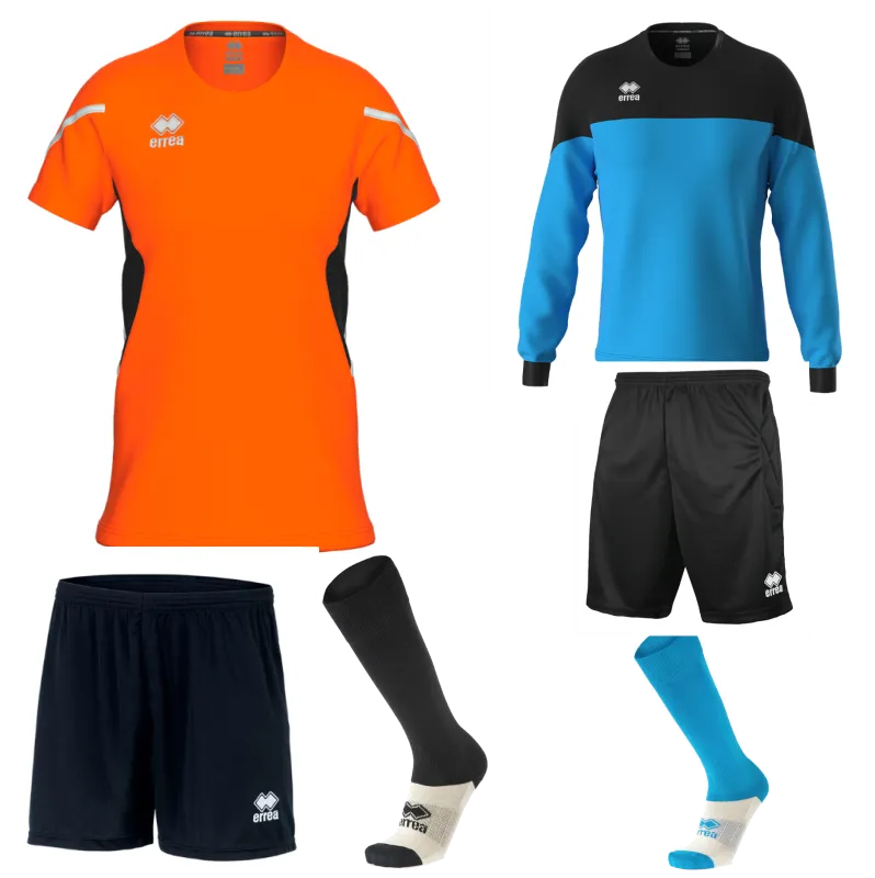ERREA CORINNE WOMENS KIT BUNDLE ORANGE BLACK WHITE