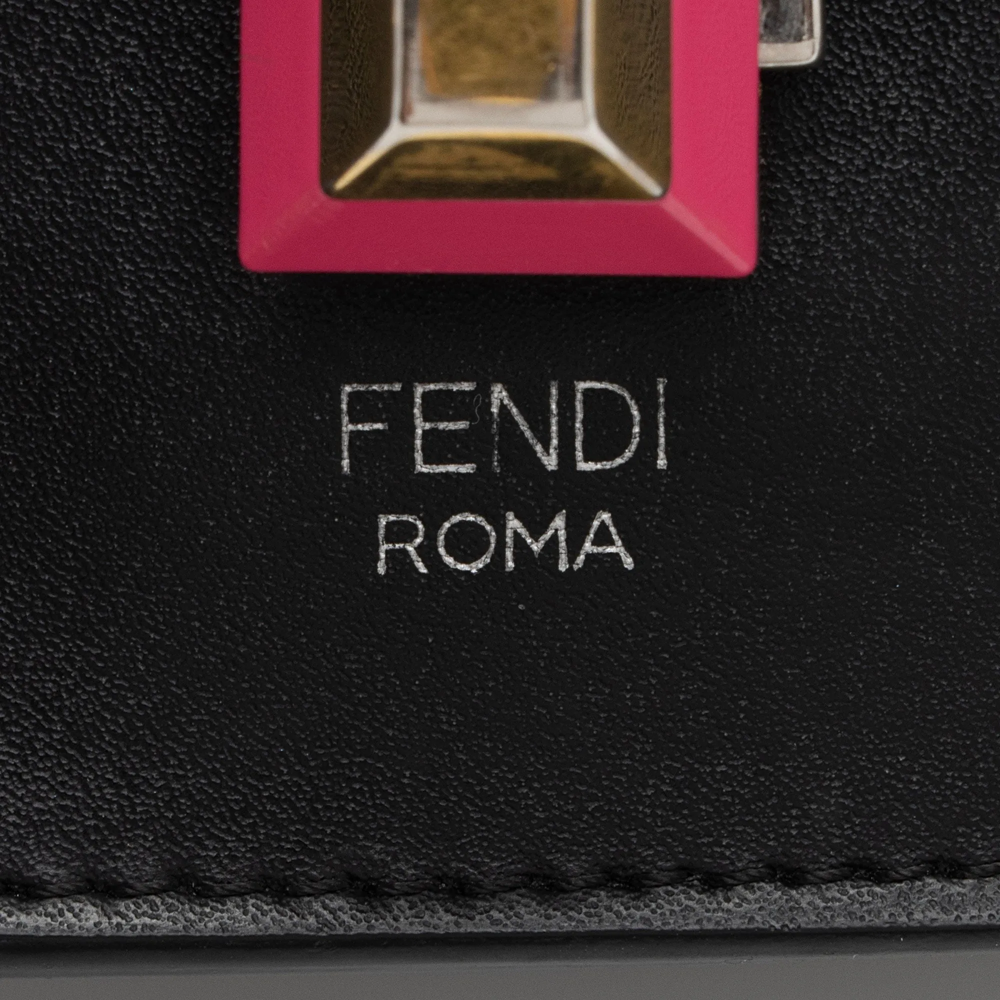 Fendi Leather Studded Kan I Small Shoulder Bag (SHF-HruO3c)