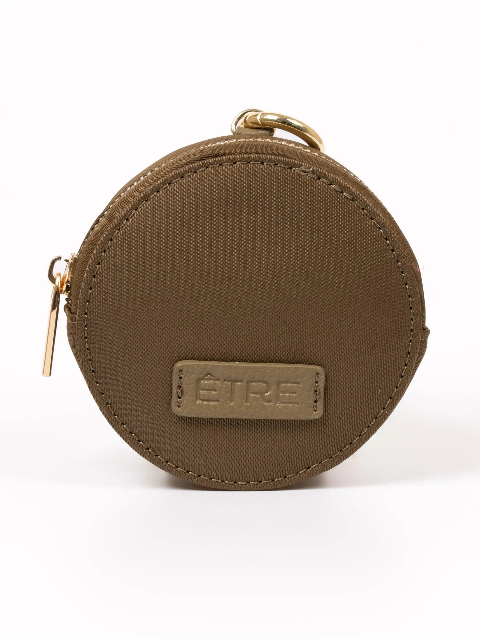 Finley Round Coin Purse - Moss Green, Nylon