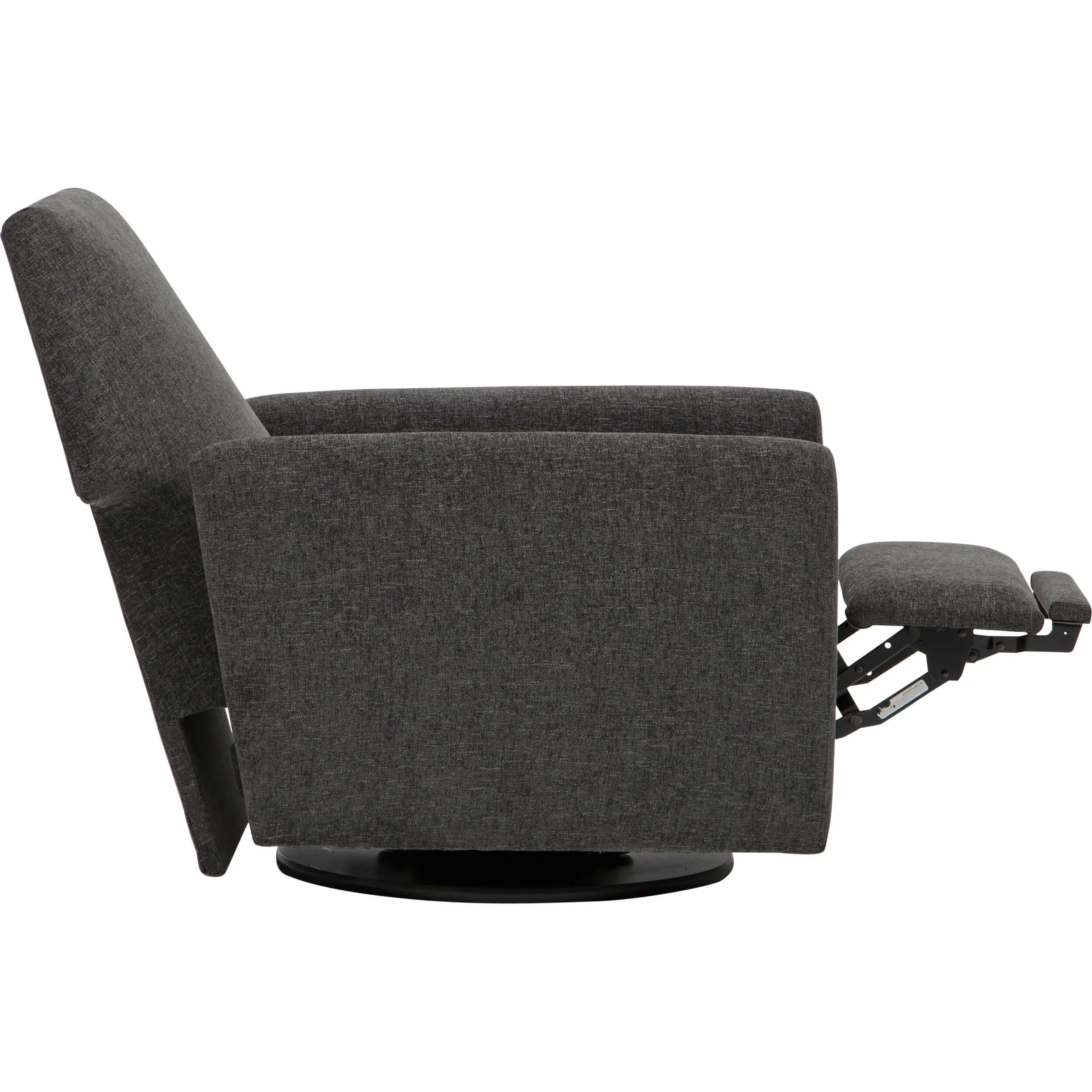 Finn Swivel Recliner, Dalton Charcoal