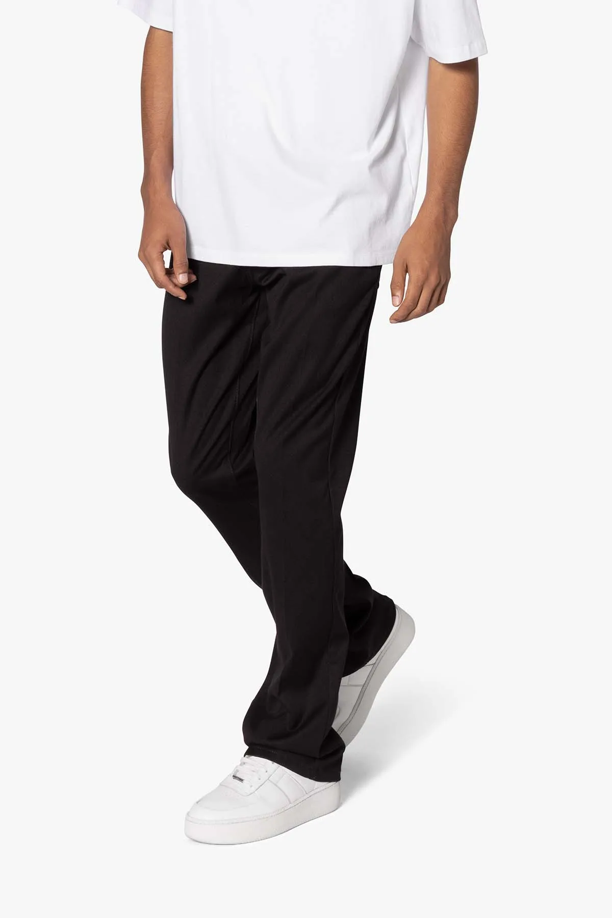 Front Pleat Flare Denim - Black