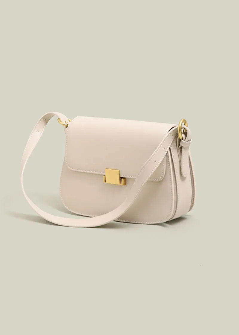 Full Grain Leather Flap Shoulder & Crossbody Bag
