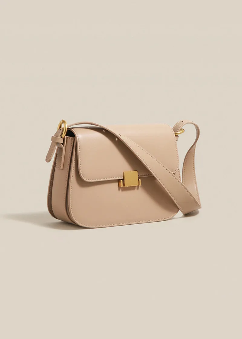 Full Grain Leather Flap Shoulder & Crossbody Bag