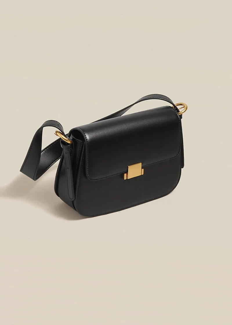 Full Grain Leather Flap Shoulder & Crossbody Bag
