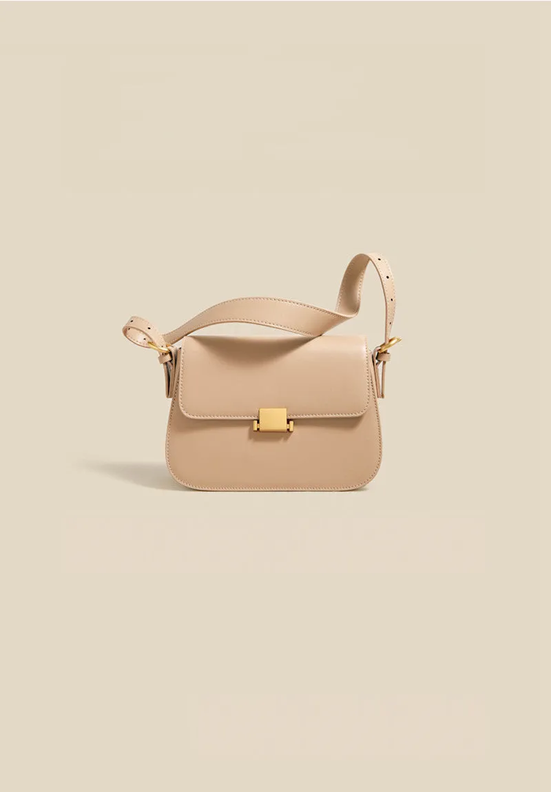 Full Grain Leather Flap Shoulder & Crossbody Bag