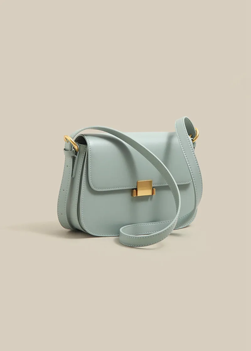 Full Grain Leather Flap Shoulder & Crossbody Bag