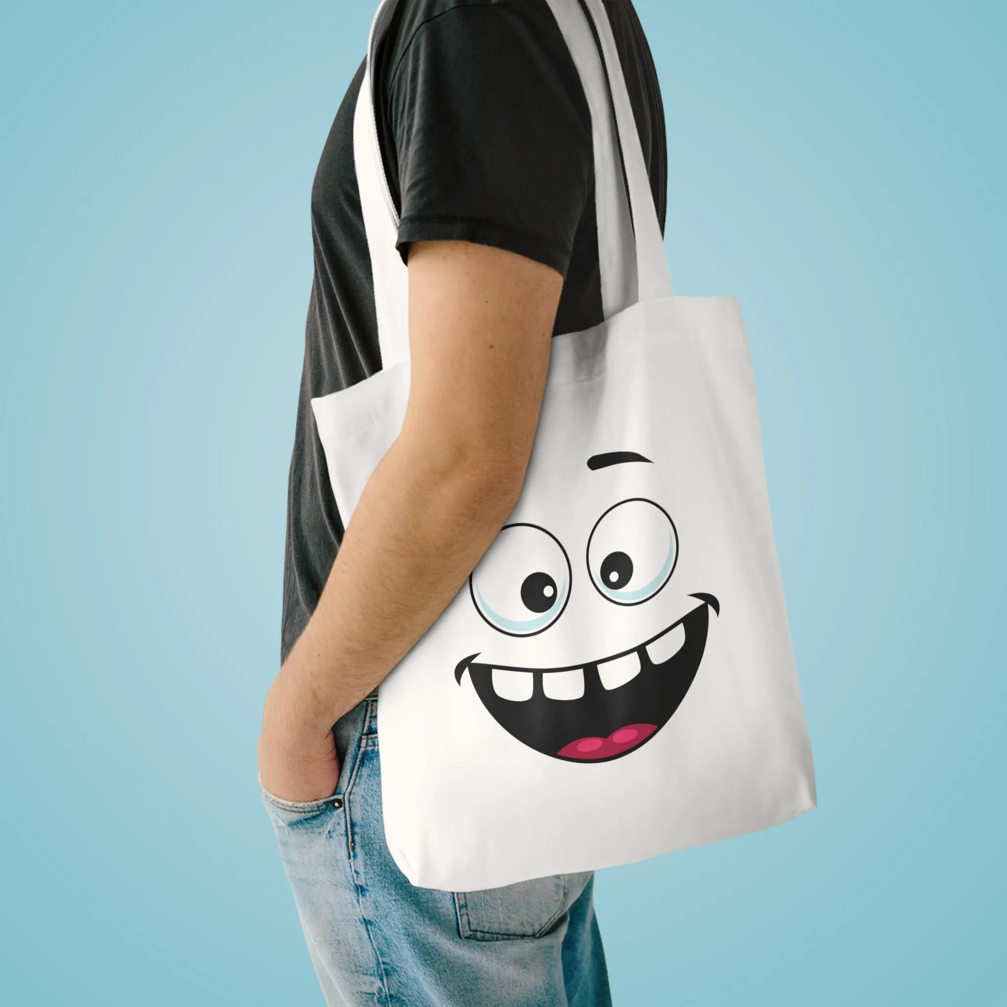 Funny Tote Bag | Smiley Face |