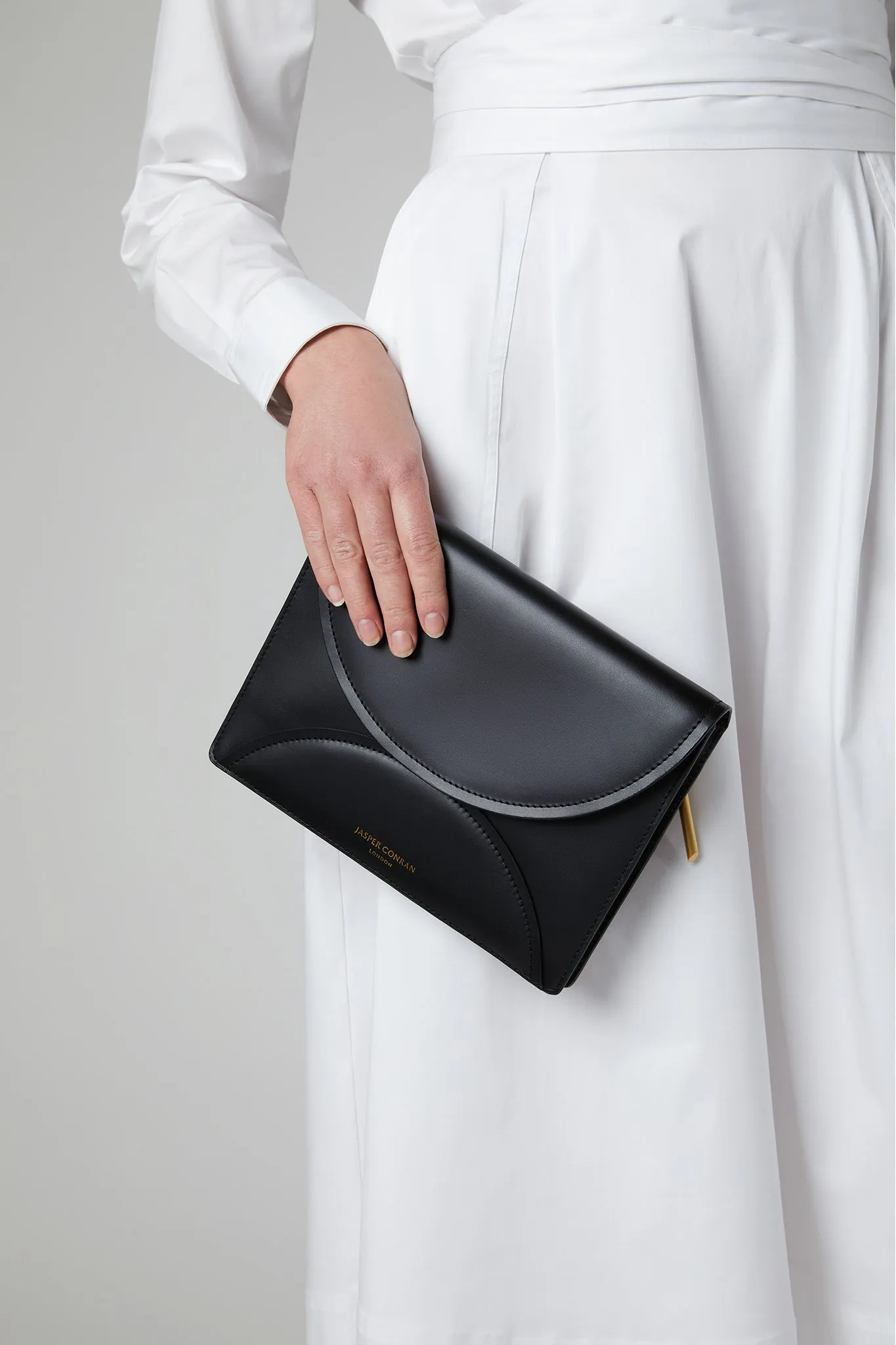 Gabriella Leather Clutch Bag