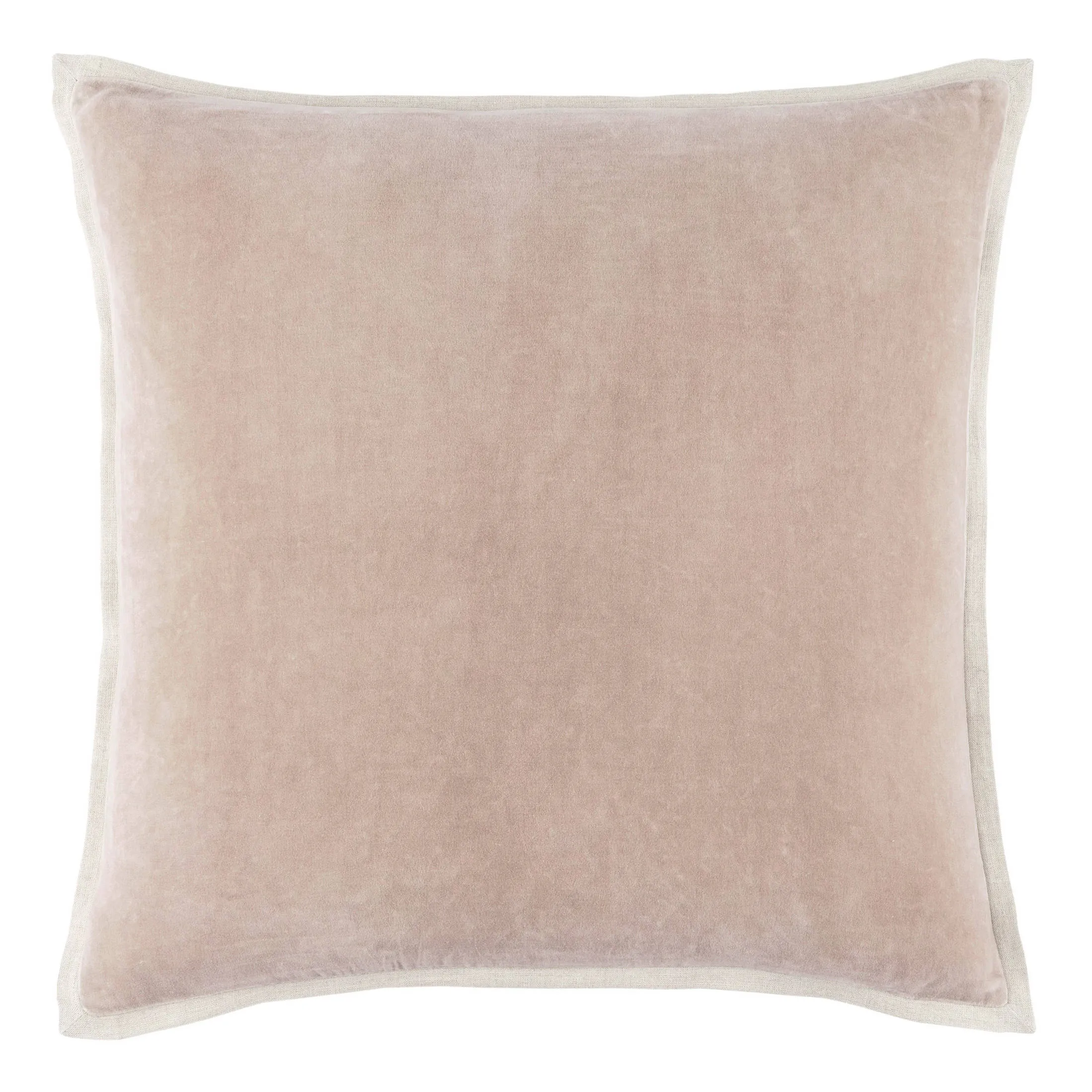 Gehry Velvet/Linen Stone Decorative Pillow Cover