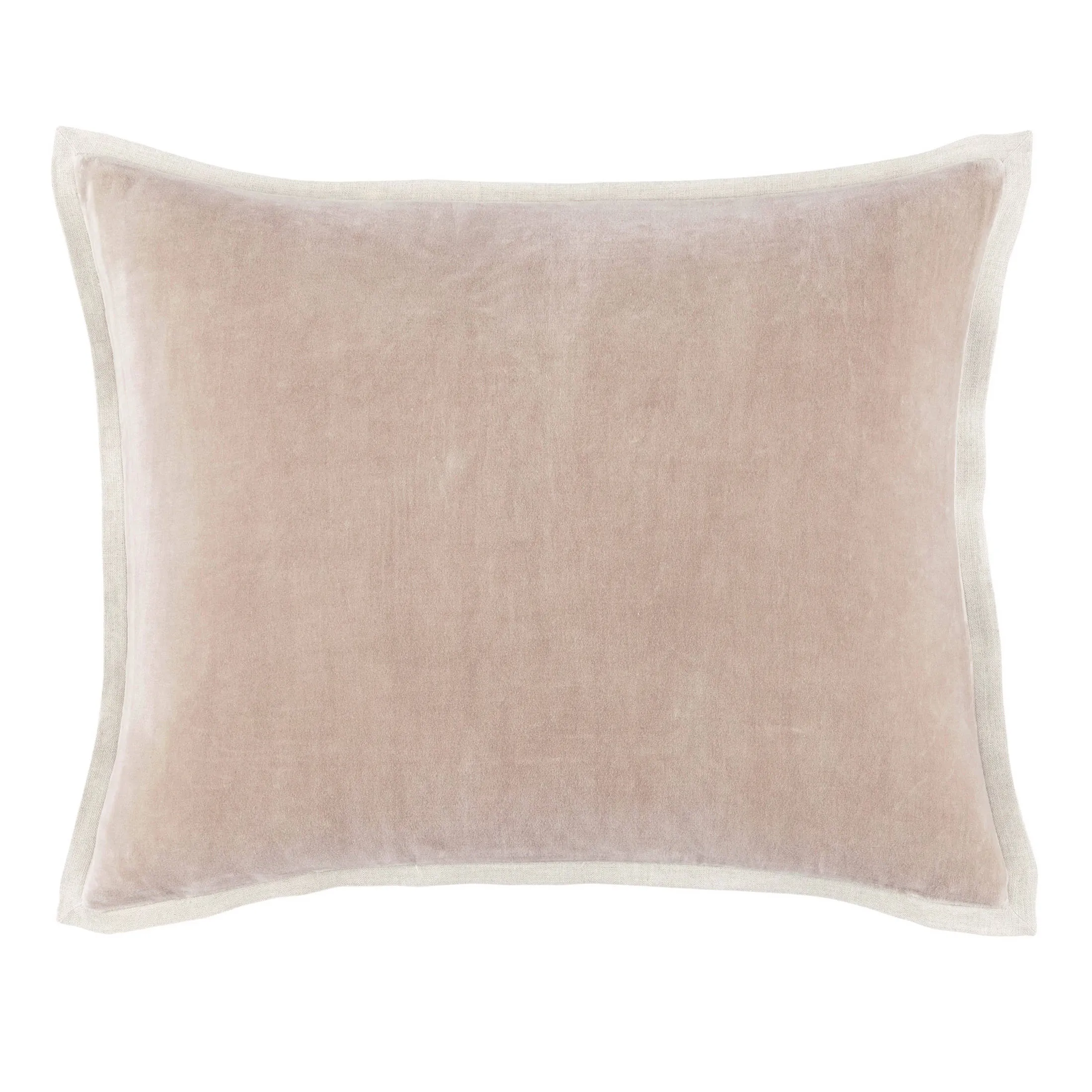 Gehry Velvet/Linen Stone Decorative Pillow Cover