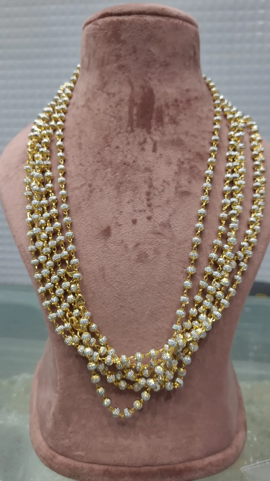 Gemzlane designer Chain Matar Mala Necklace