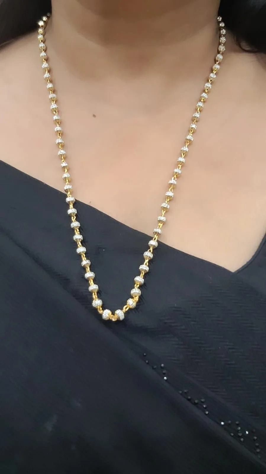 Gemzlane designer Chain Matar Mala Necklace