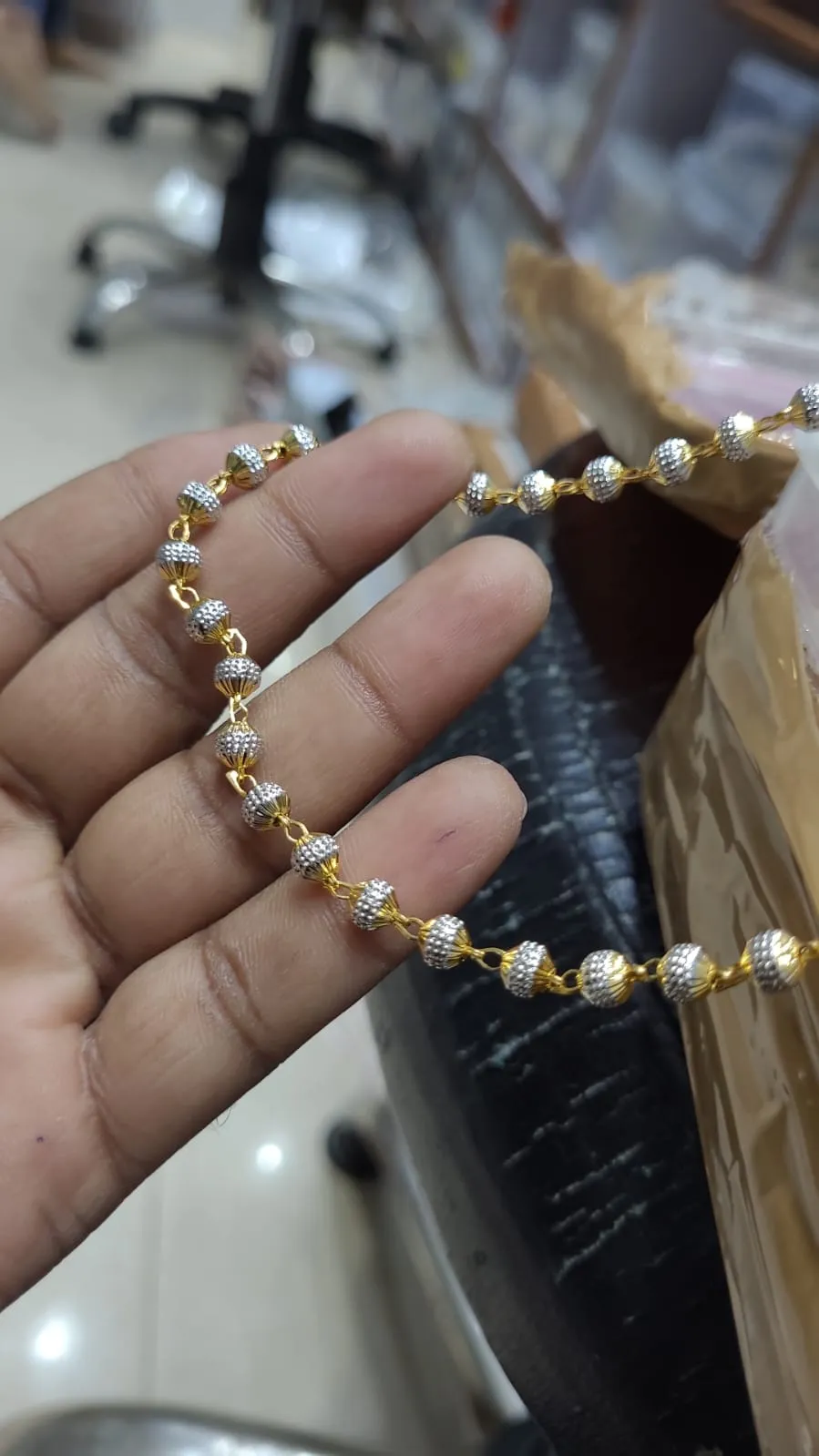 Gemzlane designer Chain Matar Mala Necklace