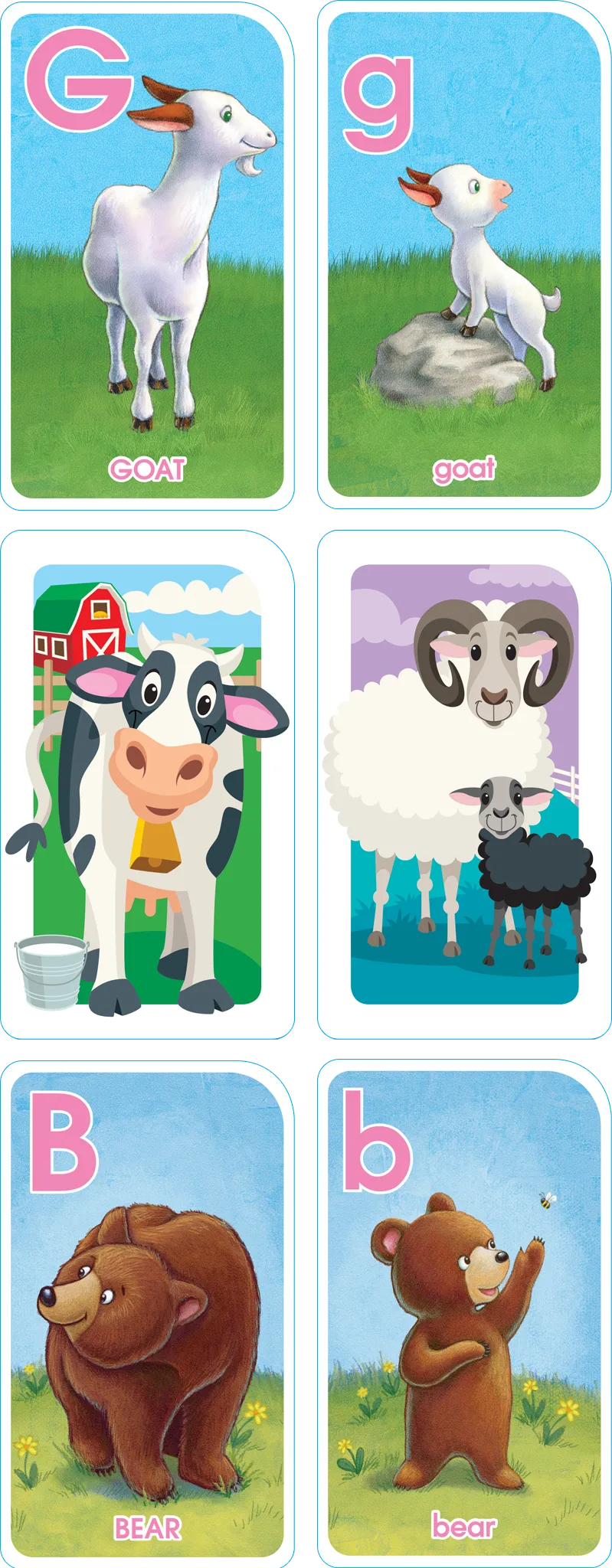 Get Ready Game Cards Go Fish & Memory Match Farm (2-Pack)