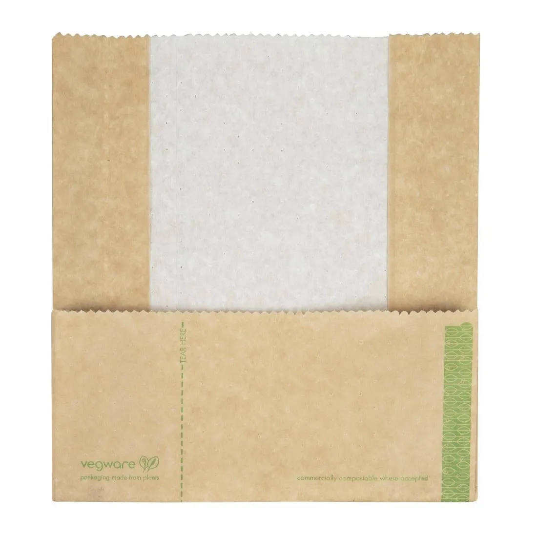 GH019 Vegware Compostable Kraft Panini Bags (Pack of 500)