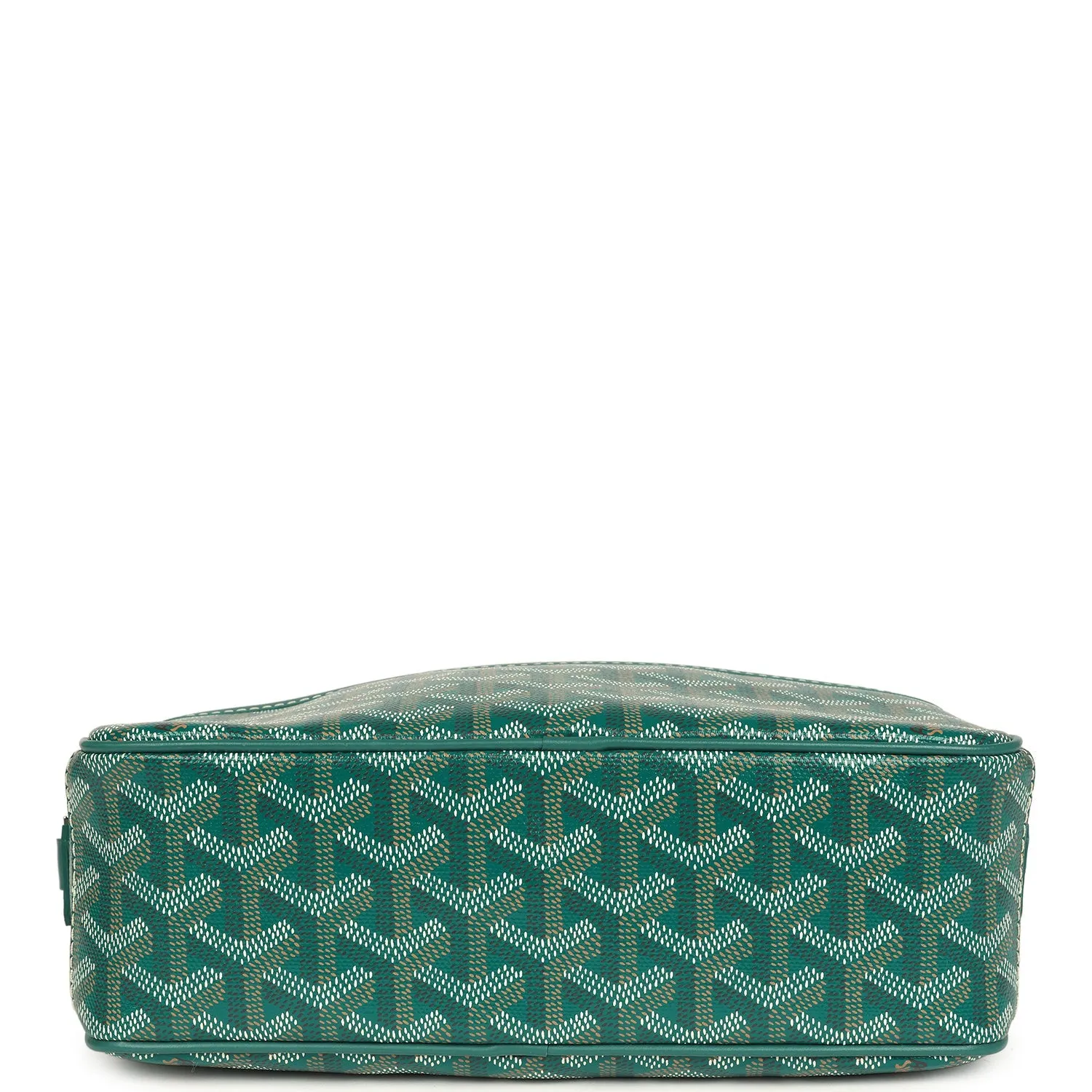 Goyard Goyardine Green Cap Vert PM Bag Palladium Hardware