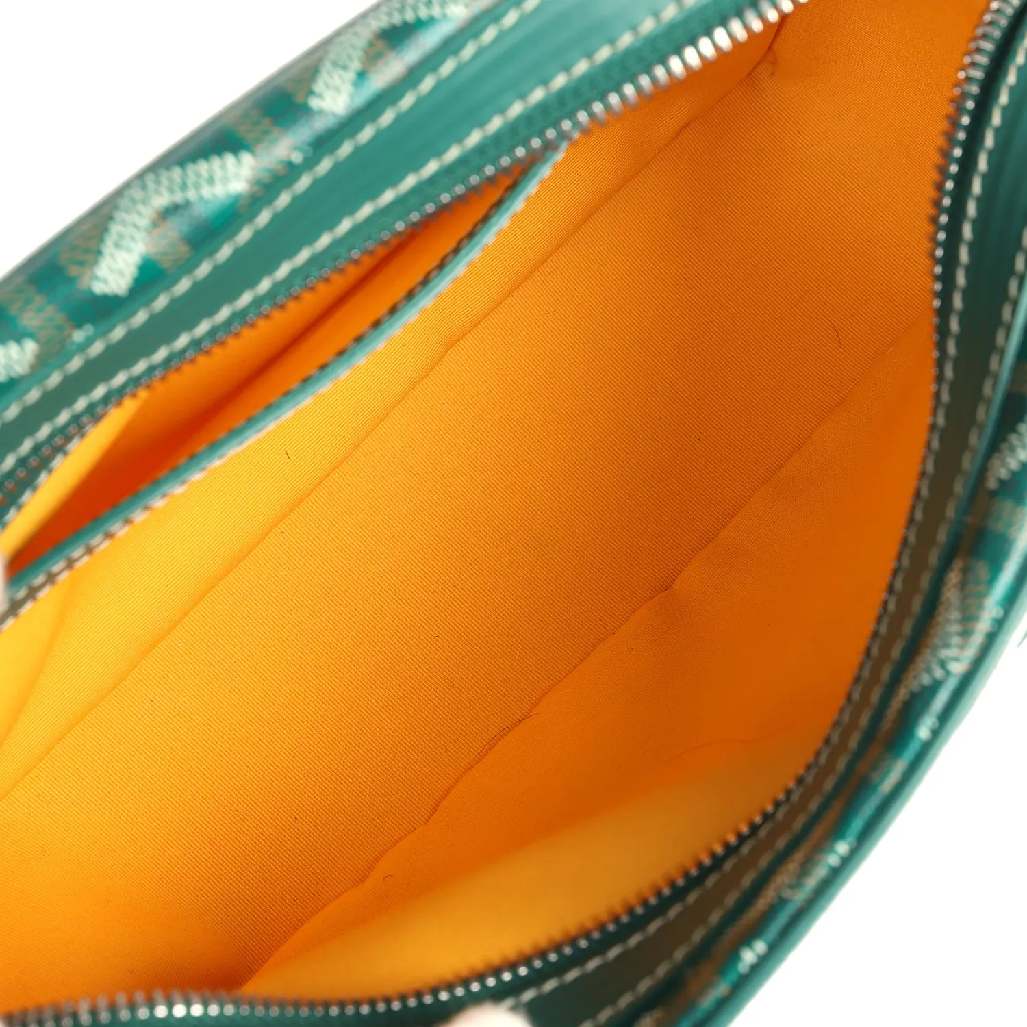 Goyard Goyardine Green Cap Vert PM Bag Palladium Hardware