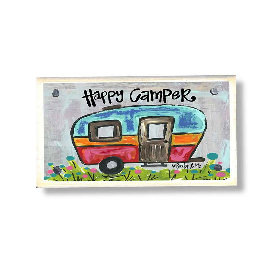 Happy Camper Happy Block