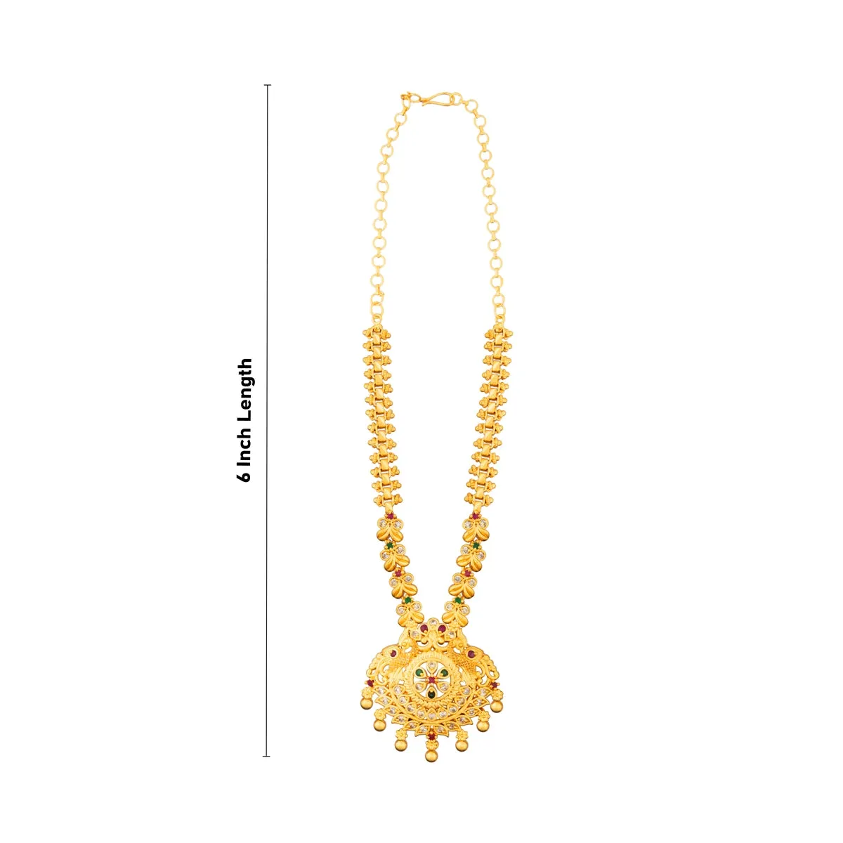 Haram - 6 Inches | Necklace/ Gold Polish Jewellery for Women/ 40 Gms Approx