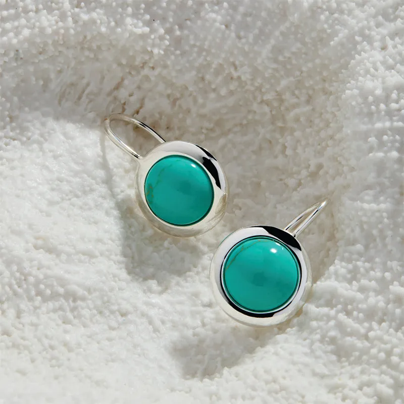HUSK TURQUOISE DROP EARRINGS