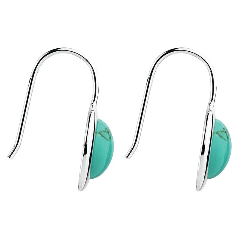 HUSK TURQUOISE DROP EARRINGS