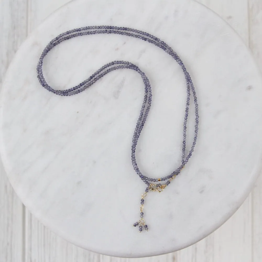 Iolite Wrap Bracelet & Necklace