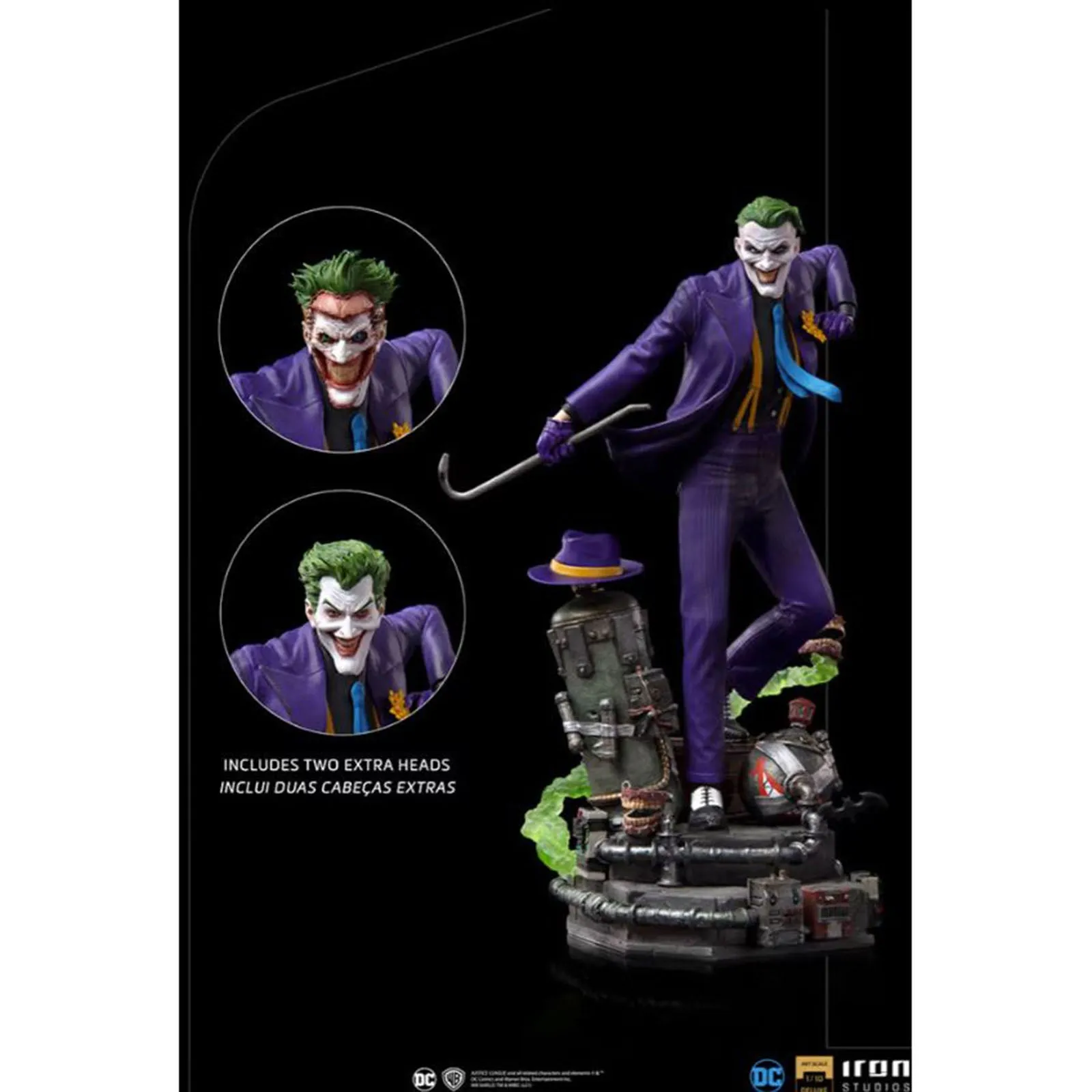 Iron Studios DC The Joker Deluxe Tenth Scale Statue