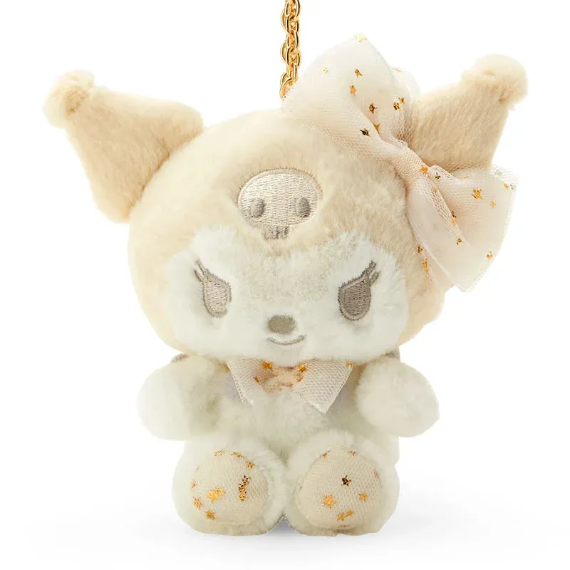 Japan Sanrio - Kuromi Plush Keychain (White)