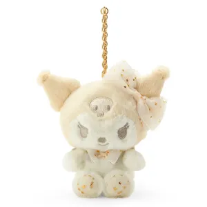 Japan Sanrio - Kuromi Plush Keychain (White)