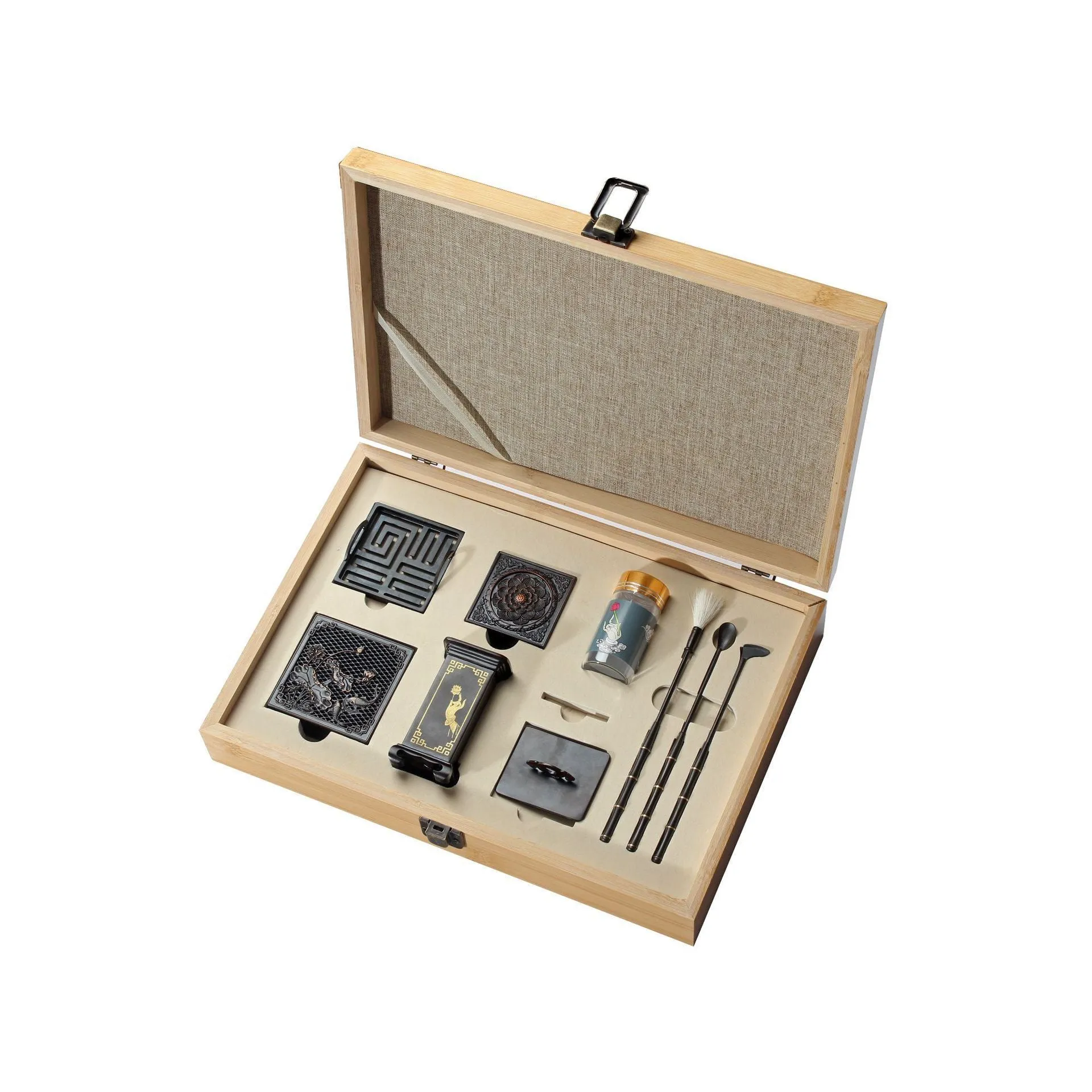 Japanese Incense Burner Set - Traditional Craftsmanship