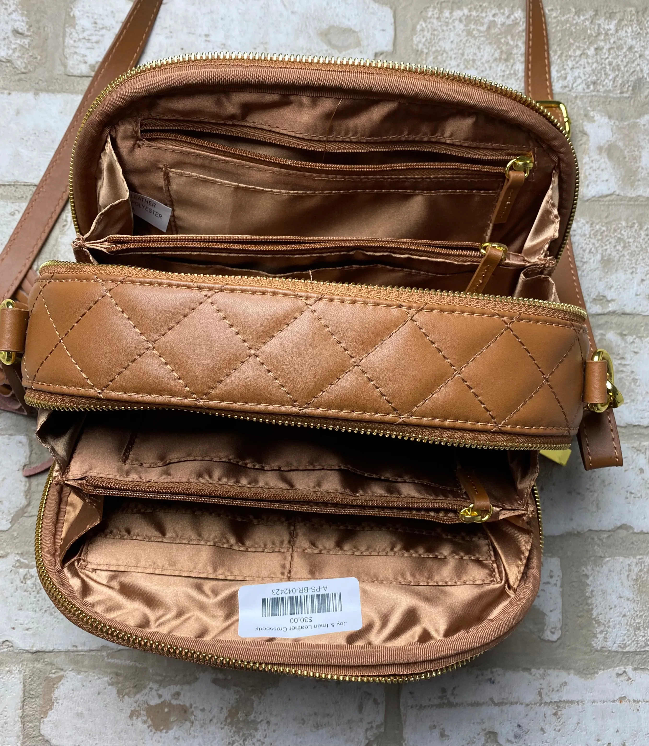 Joy & Iman Leather Crossbody