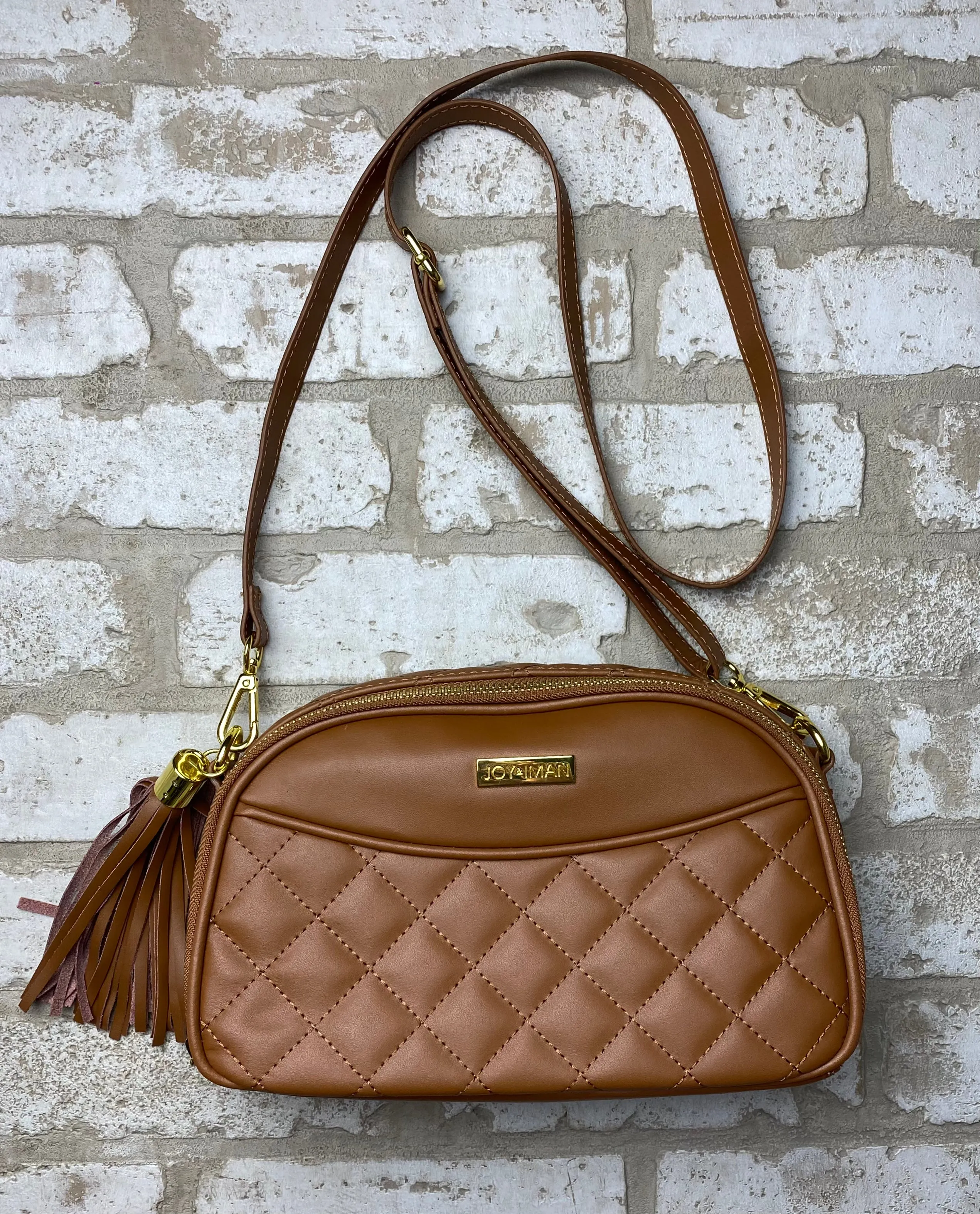 Joy & Iman Leather Crossbody