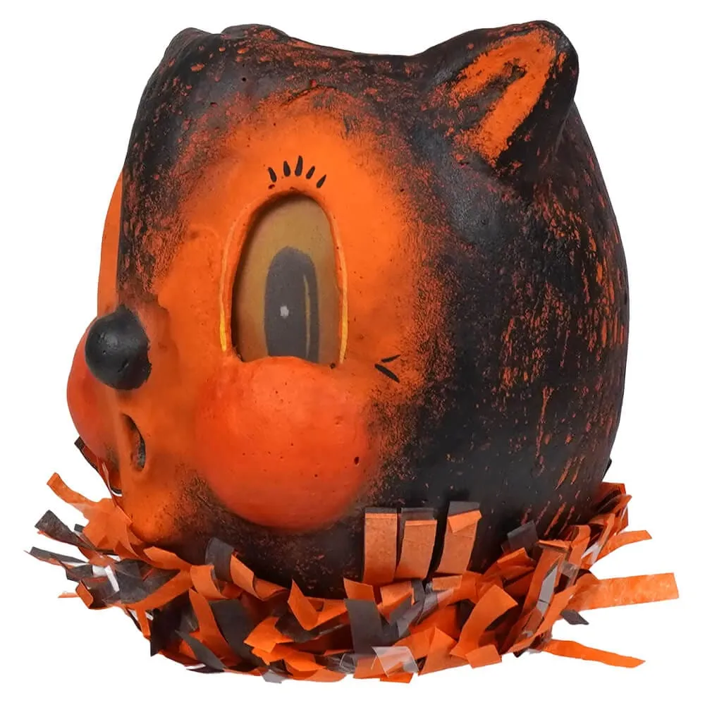 JPD Surprised Orange & Black Bat Lantern