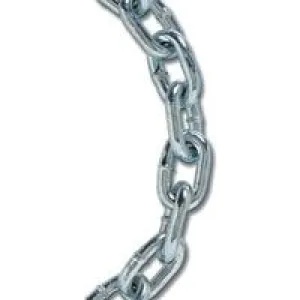 Koch A01161 Proof Coil Chain, 3/16 in, 20 ft L, 30 Grade, Carbon Steel, Electro-Galvanized :EA: QUANTITY: 1
