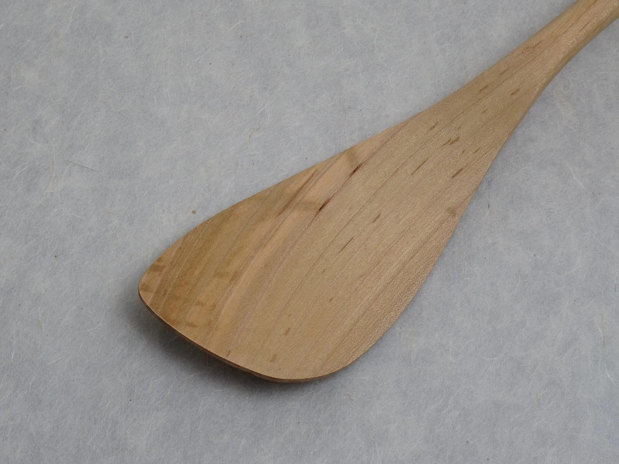 KURAMOTO SHAMOJI FACTORY CHERRY WOOD SPATULA CURVE SHAPE
